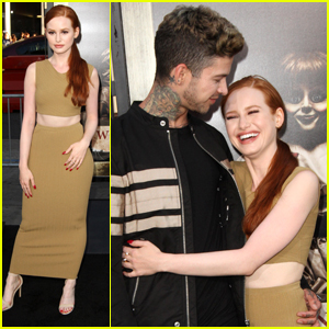 Madelaine Petsch & Grey Damon Bring Their S.O.s to 'Annabelle Creation' Premiere