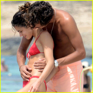 Pepe Barroso Silva Braids Martina Stoessel's Hair During Another Day At the Beach
