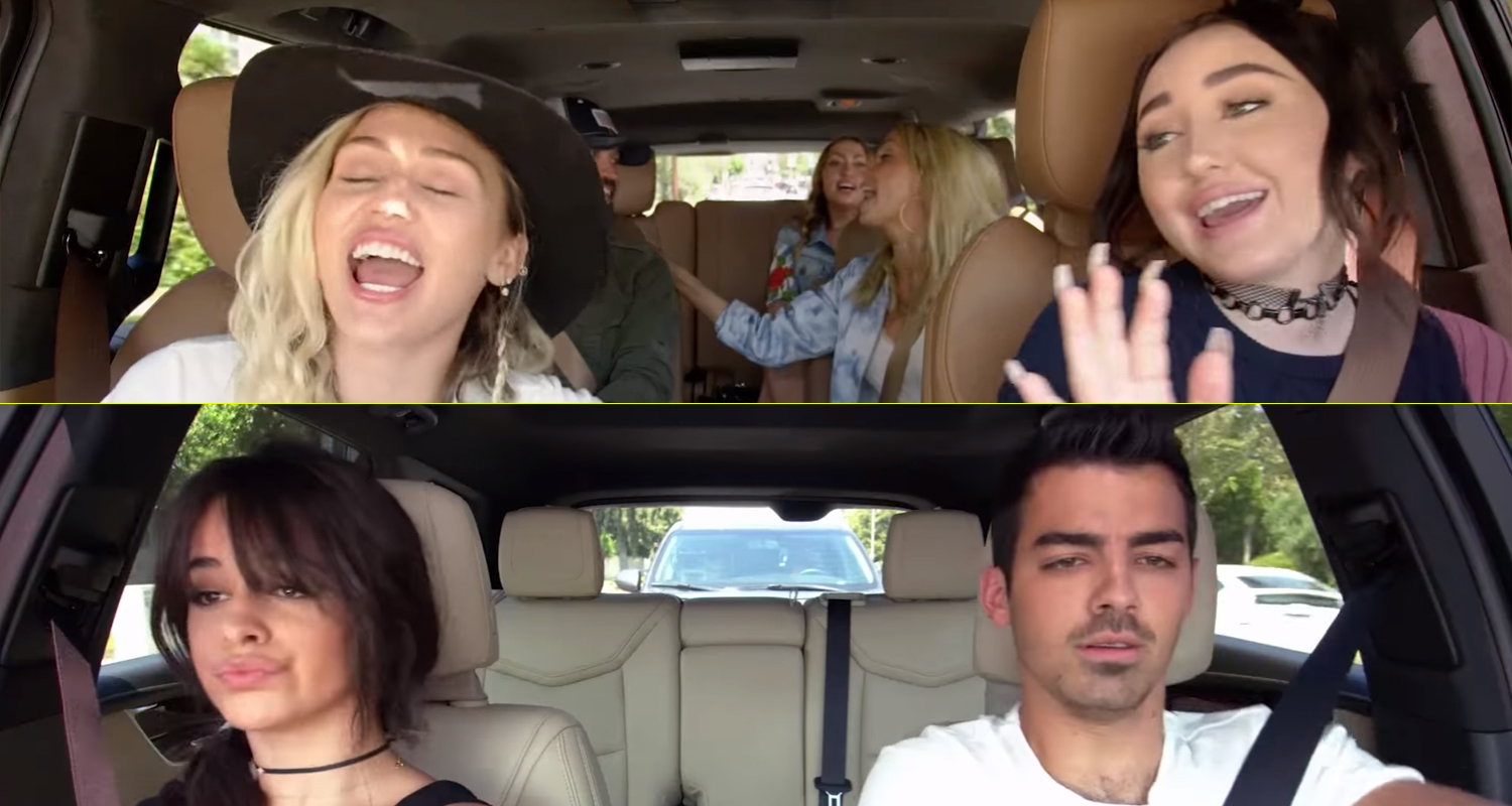 Miley & Noah Cyrus Belt It Out in ‘Carpool Karaoke’ Teaser Watch Now