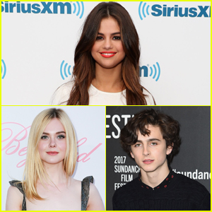 Selena Gomez Gives a Shoutout to Her Future Co-Stars Elle Fanning & Timoth�e Chalamet!