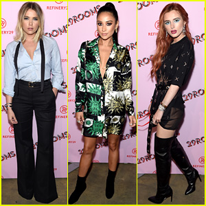 Ashley Benson & Shay Mitchell Have 'Pretty Little Liars' Reunion at Star-Studded 29Rooms Event!
