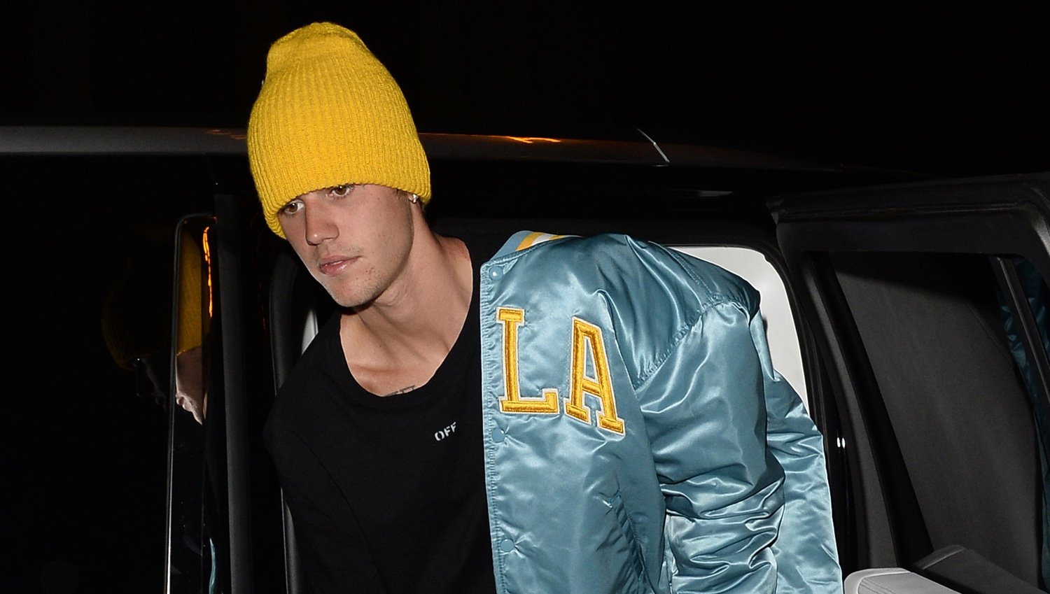 Justin Bieber Dons UCLA Gear Before Heading to Soccer Game