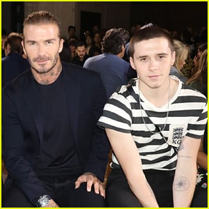 Brooklyn Beckham Attends His Mom's NYFW Show!