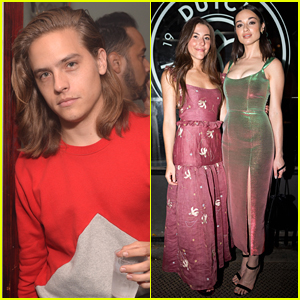 Dylan Sprouse, Crystal Reed & Holland Roden Ring in NYFW 2017