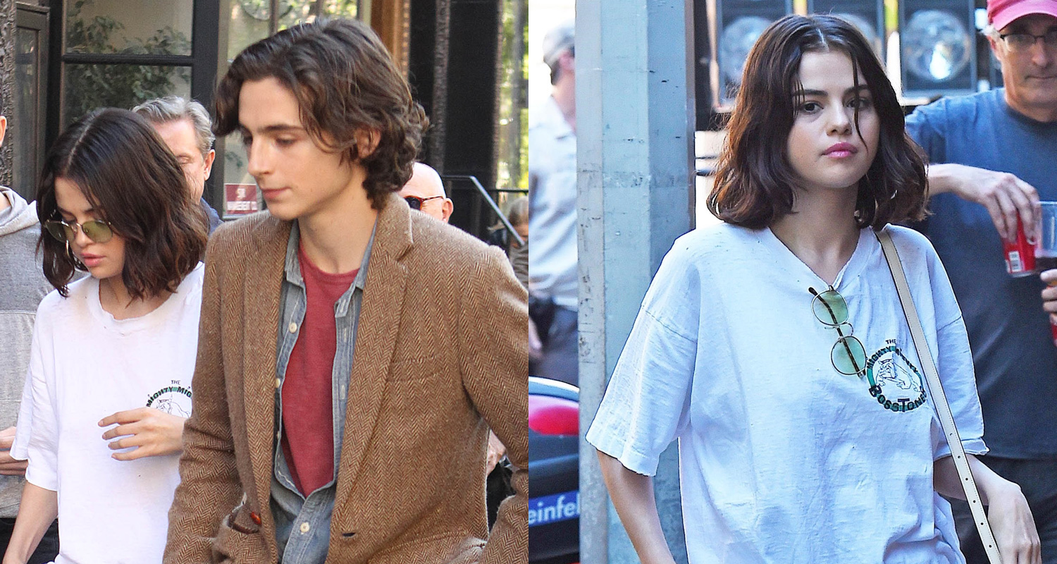 Selena Gomez & Timothee Chalamet Film New Scenes for Woody Allen Movie(02)