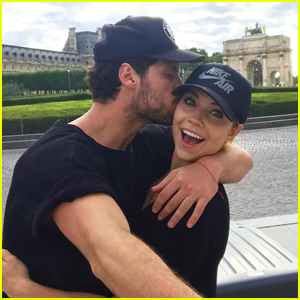 Jenna Johnson & Boyfriend Val Chmerkovskiy Share Throwback Pics of Paris Days Apart