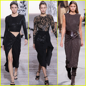 Kendall Jenner, Bella Hadid & Taylor Hill Strut in the Michael Kors NYFW Show