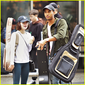 Lucy Hale & Elliot Knight Try Out Their Own Carpool Karaoke in Vancouver