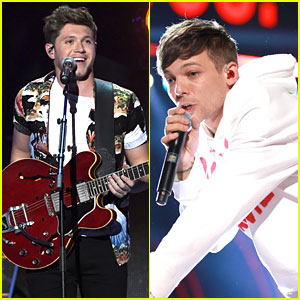 Niall Horan & Louis Tomlinson Rep 1D Separately at iHeartRadio Music Festival 2017