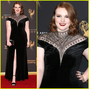 Shannon Purser Glams Up For Creative Arts Emmys 2017