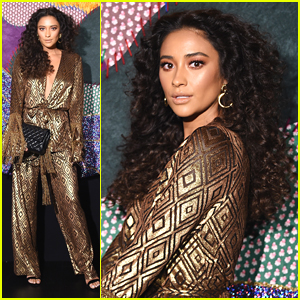 Shay Mitchell Turns Into The Disco Queen of Our Dreams at NYFW