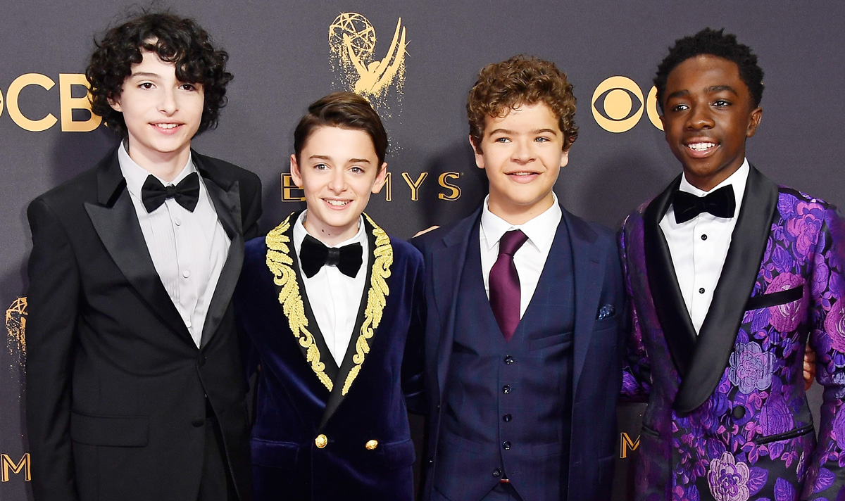 ‘stranger Things Boys Look So Suave At Emmy Awards 2017 2017 Emmy Awards Caleb Mclaughlin 2276