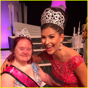 Miss Teen USA Sophia Dominguez-Heithoff Meets Missouri�s Miss Amazing Sr Stephanee Corcoran! (Exclusive)
