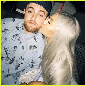 Ariana Grande Kisses Mac Miller in New Photo That Shows Off Her Grey Hair