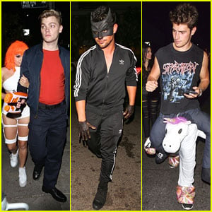 Ariel Winter, Taylor Lautner & Gregg Sulkin Dress Up For Matthew Morrison's Annual Halloween Bash