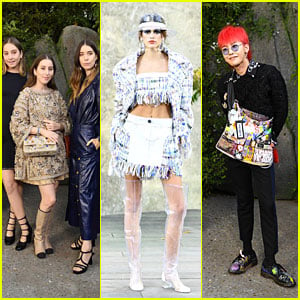 HAIM, Kaia Gerber & G-Dragon Look Stylish at Chanel Show During Paris Fashion Week!