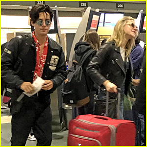 Lili Reinhart & Cole Sprouse Catch a Flight Together