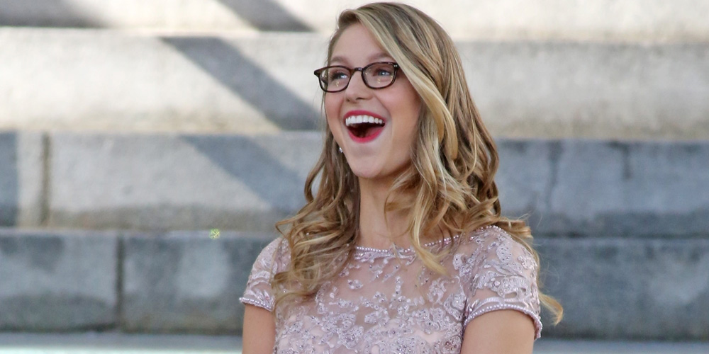 Melissa Benoist Reacts to Big News From Chyler Leigh While Filming