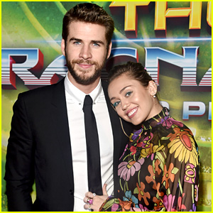Miley Cyrus Helps Liam Hemsworth Support Brother Chris at 'Thor: Ragnarok' Premiere!