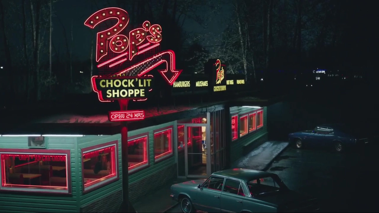 Download The Core Four of Riverdale posing in the iconic diner, Pop's  Chock'lit Shoppe