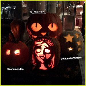 Lili Reinhart, Vanessa Morgan & 'Riverdale' Cast Have Pumpkin Carving Party