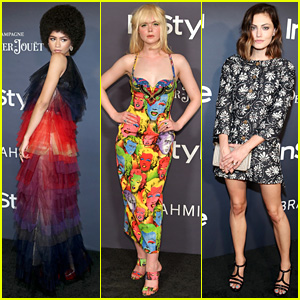 Zendaya, Elle Fanning, & Phoebe Tonkin Strut Their Stuff at InStyle Awards