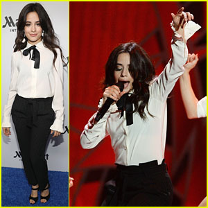 Camila Cabello Works It Out at iHeartRadio Fiesta Latina