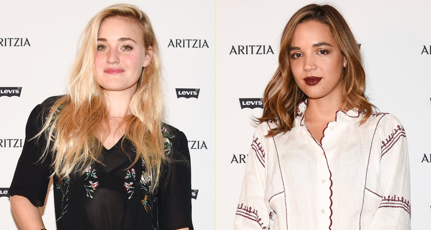 AJ Michalka & Georgie Flores Get Chic at Aritzia x Levi’s Launch Party