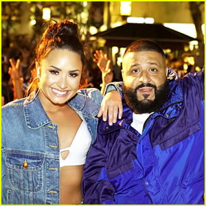Demi Lovato Throws 'Fan Luv' Event in L.A. with DJ Khaled!