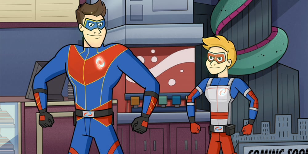 Kid Danger & Captain Man Battle A Popcorn Monster In ‘Adventures of Kid