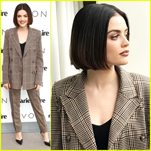Lucy Hale Makes Short & Sweet Trip to NYC For Avon's Beauty Boss Panel