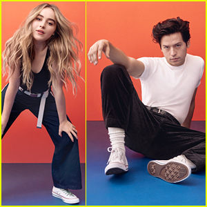 Cole Sprouse & Sabrina Carpenter Show Off Their Styles for Converse Campaign