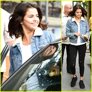 Selena Gomez Is In Great Spirits After Hanging Out With Justin Bieber!