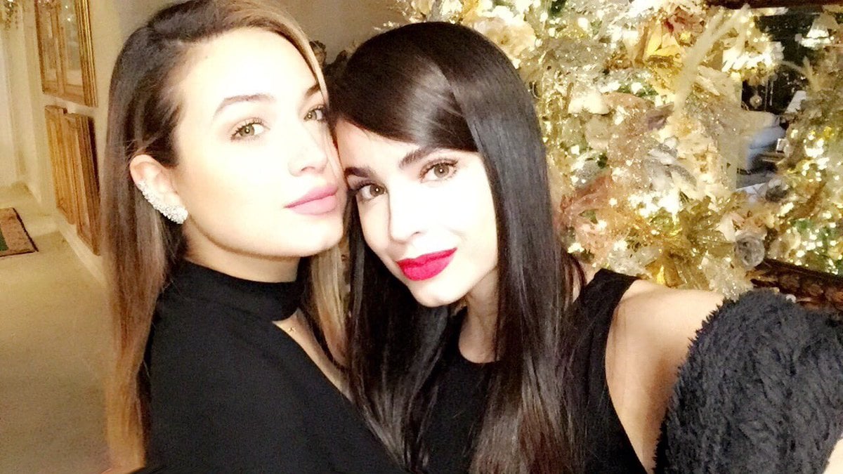 Sofia Carson Supports Sister Paulina at Disney x Kiehl’s Feeding America Holiday Launch