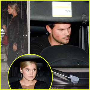 Taylor Lautner & Olivia Holt Attend Church Service Together in LA