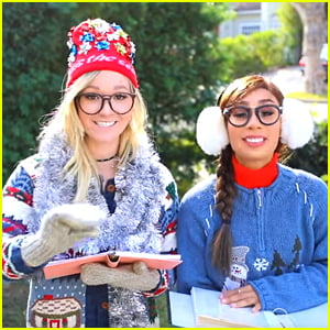 Eva Gutowski Plays a Grinch In New Vlogmas Video with Alisha Marie - Watch!