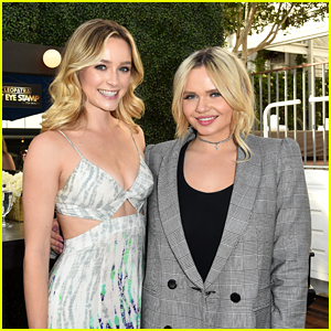 Alli Simpson & Greer Grammer Celebrate Cleopatra Cat Stamp Beauty Launch