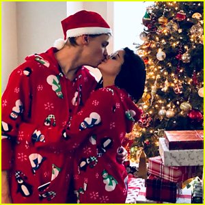 Ariel Winter & Levi Meaden Wear Matching Pajamas on Christmas!