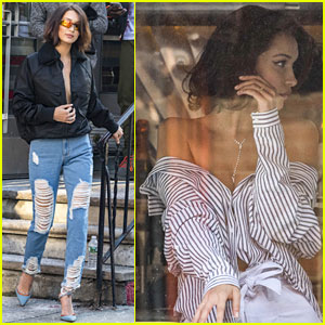 Bella Hadid Bares Some Skin During Sultry NYC Photo Shoot: Photo