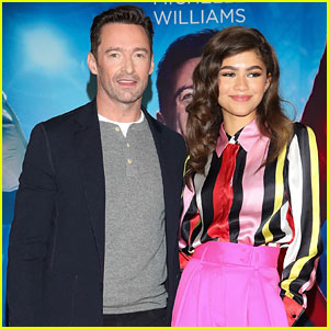 Zendaya Rocks Hot Pink Pants to 'Greatest Showman' Press Conference in Mexico City