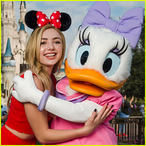 Peyton List Wears Her Minnie Mouse Ears Proud at Walt Disney World