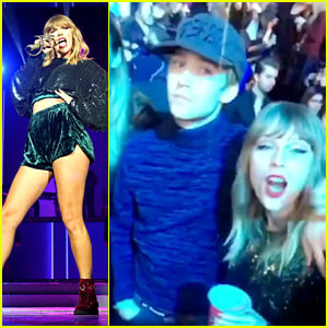 Taylor Swift Danced with Boyfriend Joe Alwyn in the Audience at Jingle Bell Ball! (Video)