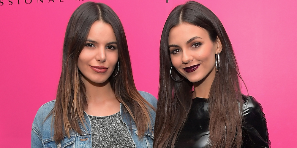 Victoria Justice Rocks Ripped Jean Skirt At Samsung Vr Launch Party Madison Reed Victoria 