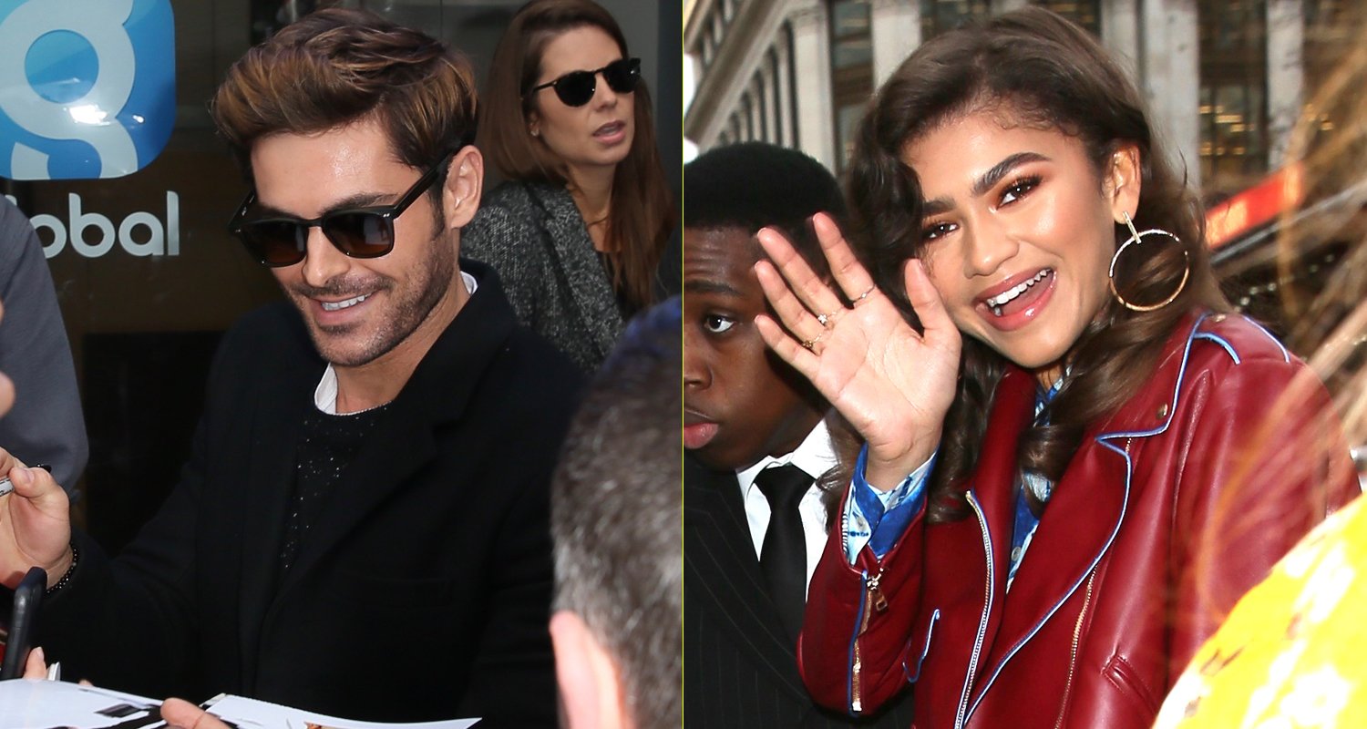 Zac Efron & Zendaya Meet Some Lucky London Fans! | Zac Efron, Zendaya