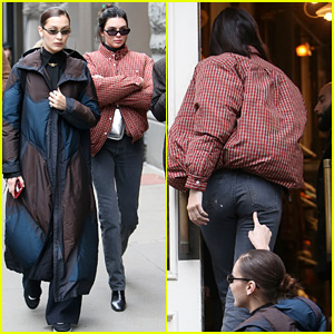 Kendall Jenner Gets a Poke from Bella Hadid While Vintage Shopping ...
