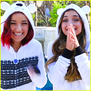 Brooklyn & Bailey Do Annual Polar Plunge In Polar Bear Onesies | Bailey