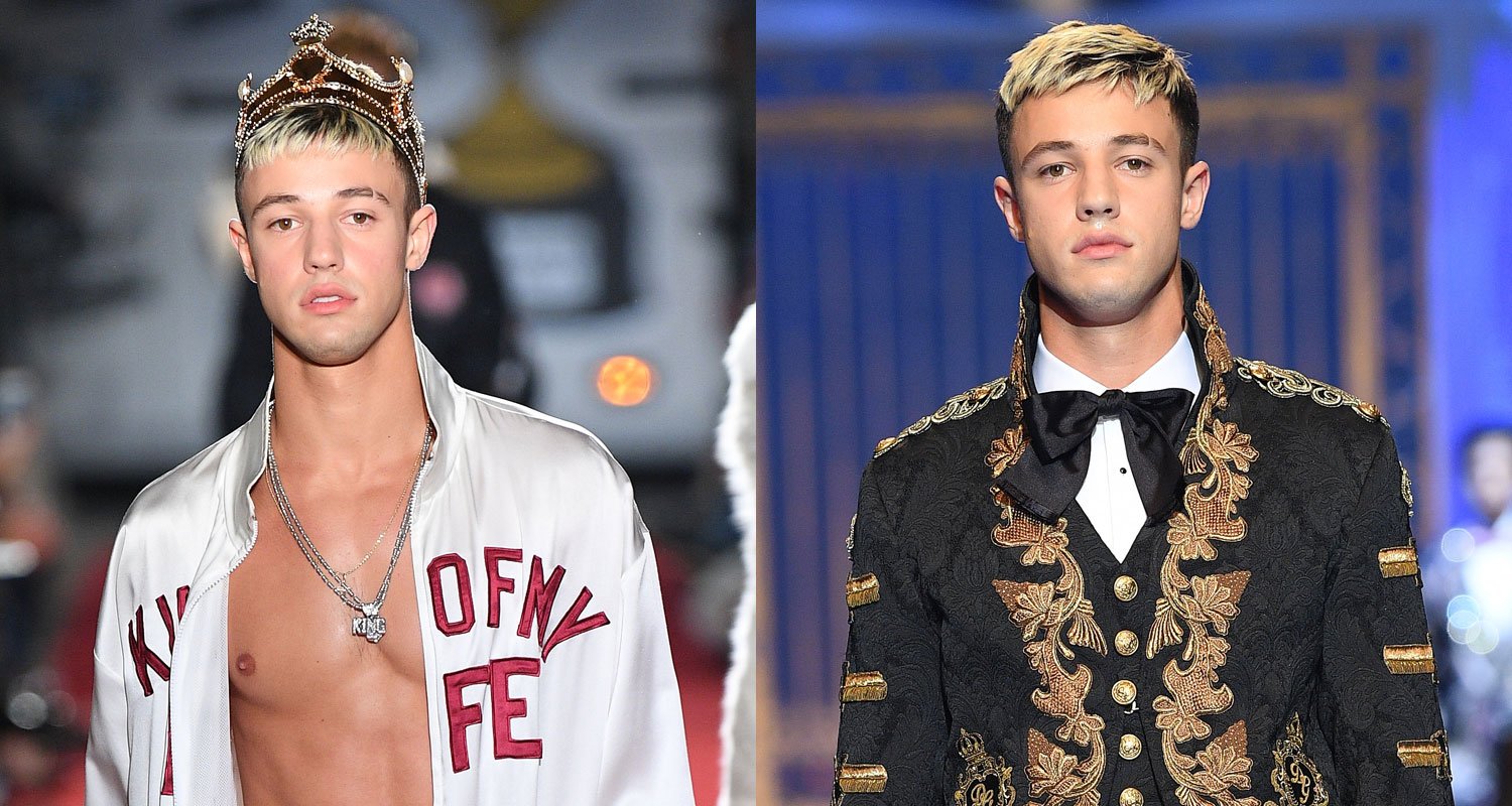 Cameron Dallas is Shirtless Royalty at Dolce & Gabbana Show in Milan | Cameron  Dallas, Shirtless | Just Jared Jr.