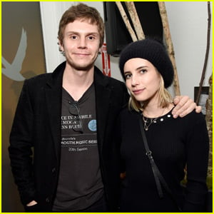 Evan Peters Debuts Movie at Sundance with Emma Roberts By His Side!