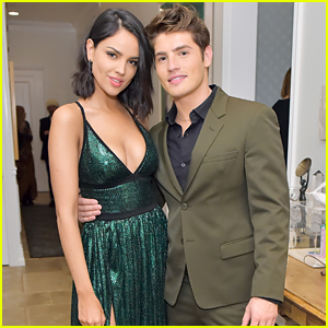 Gregg Sulkin Meets Up with Eiza Gonzalez at Esquire Party