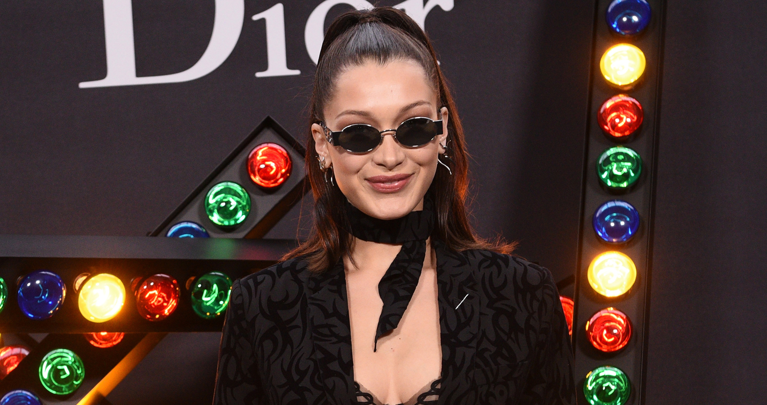 Braless Bella Hadid leaves little to the imagination in a skimpy top   Daily Mail Online